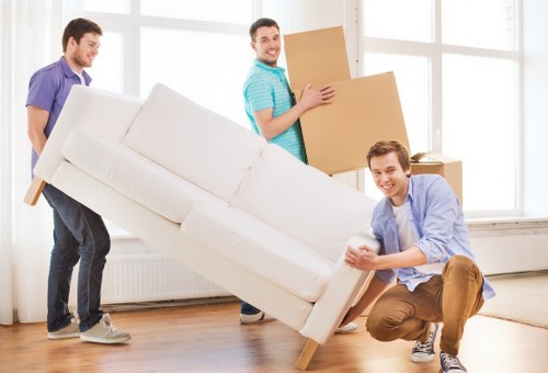 A selection of sturdy packing cartons and protective materials for local moving needs