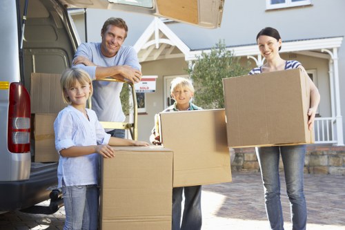 Careful handling of desks and IT equipment during an office move