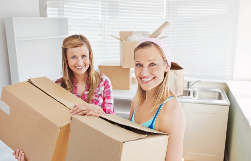 Careful boxing and labelling of household items for a Swiss Cottage move